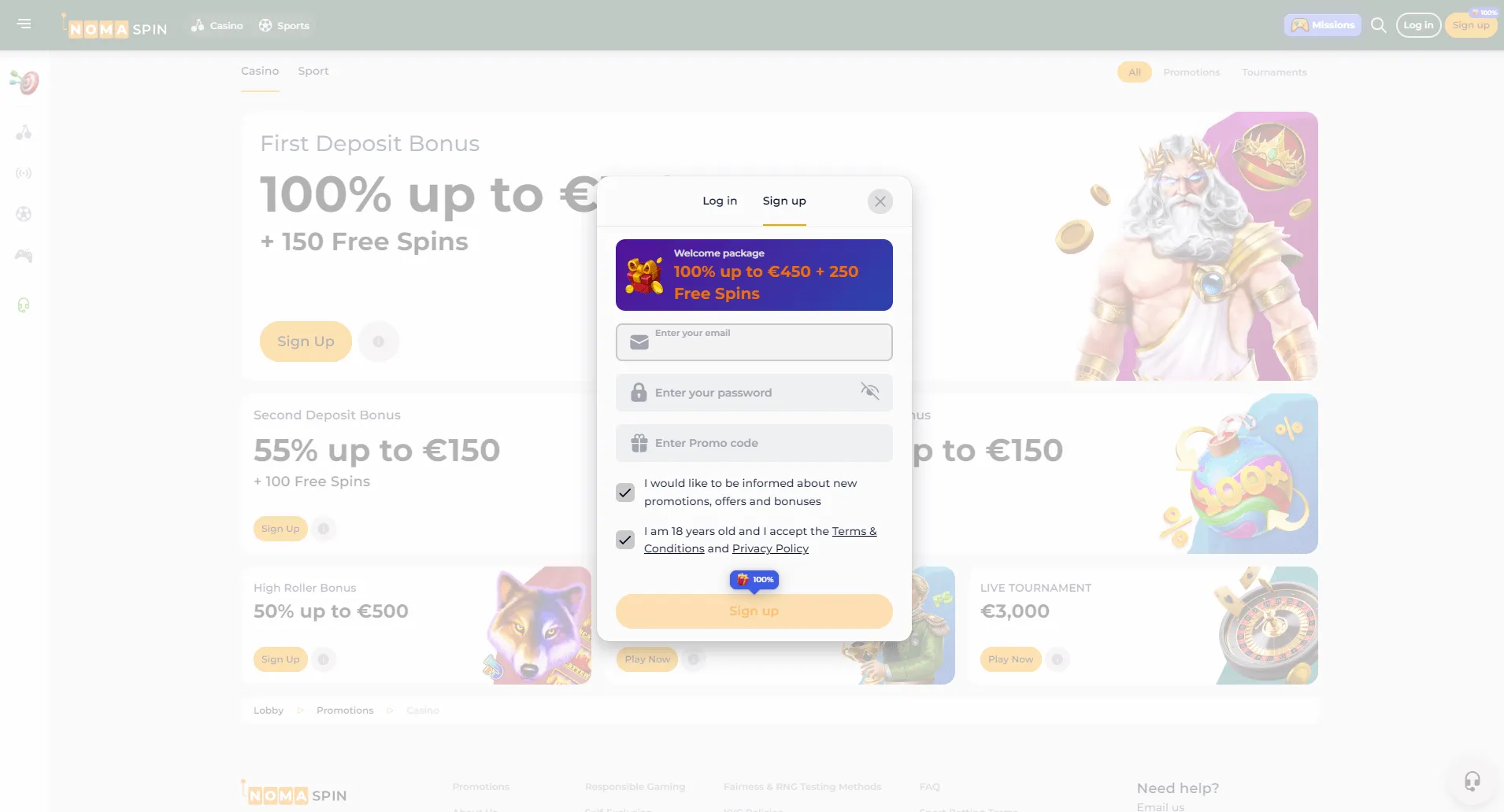 Nomaspin Casino Nederland image 2